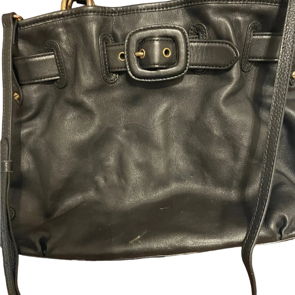 : : COLE HAAN Black Leather Handbag